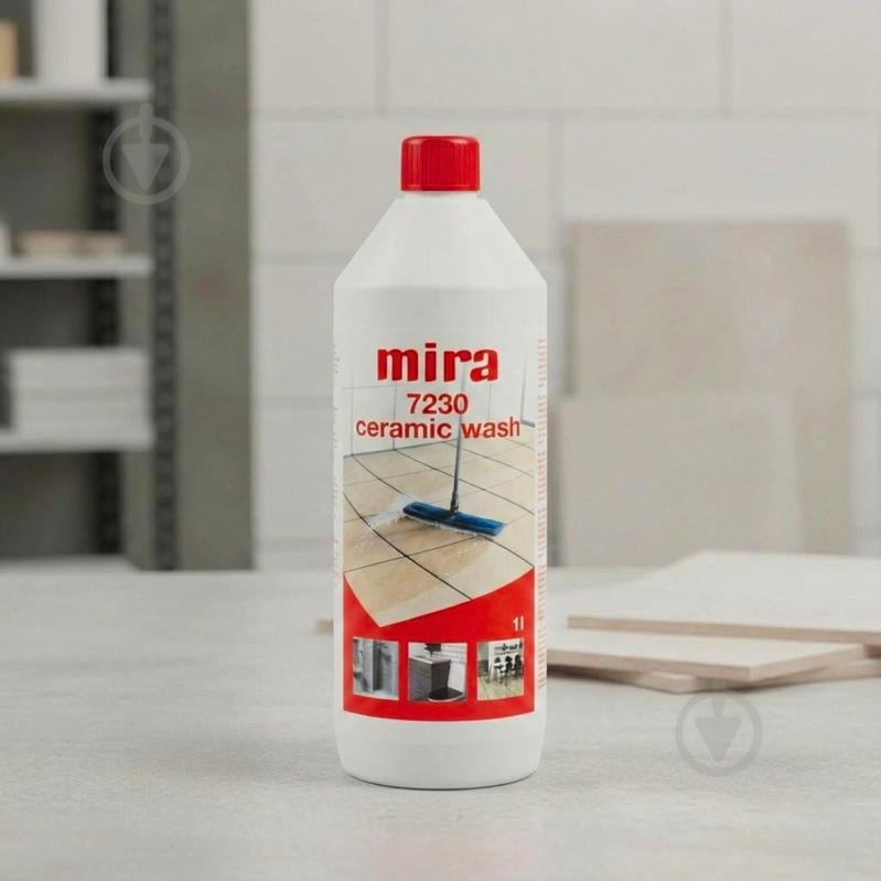 Средство Mira 7230 сeramic wash для мытья керамических поверхностей 1 л - фото 1