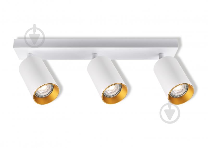 Спот Osram Eternal 3xGU10 білий із золотистим - фото 1