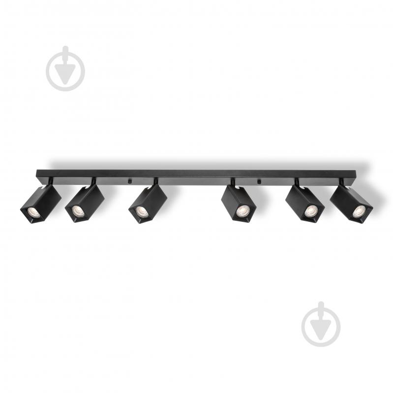 Спот Osram Angular 6xGU10 чорний - фото 1 Спот Osram Angular 6xGU10 чорний - фото 1