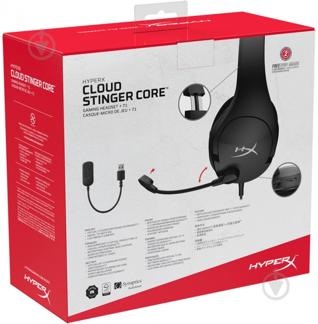 Навушники HyperX Cloud Stinger Core 7.1 black (HHSS1C-AA-BK/G) - фото 10