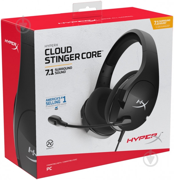 Навушники HyperX Cloud Stinger Core 7.1 black (HHSS1C-AA-BK/G) - фото 9