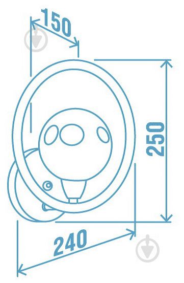 Бра Victoria Lighting 1x40 Вт G9 чорний Portland/AP1 - фото 4