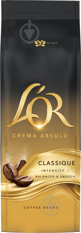 Кофе в зернах L'OR Crema Absolute Classic 500 г - фото 1