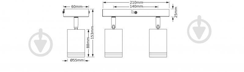 Спот Osram 2xGU10 белый LED Spot pulse 2 WT - фото 4
