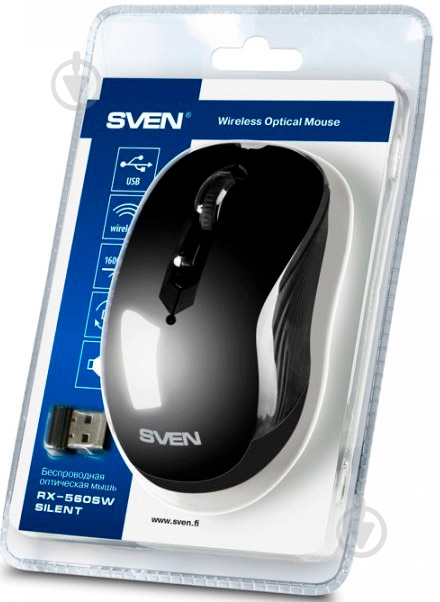 Миша Sven RX-560SW black USB (00530113) - фото 9 Миша Sven RX-560SW black USB (00530113) - фото 9