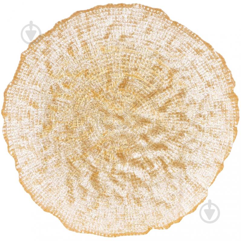 Тарілка ARDESTO Golden ice 20.5x2см AR5059 - фото 3 Тарілка ARDESTO Golden ice 20.5x2см AR5059 - фото 3