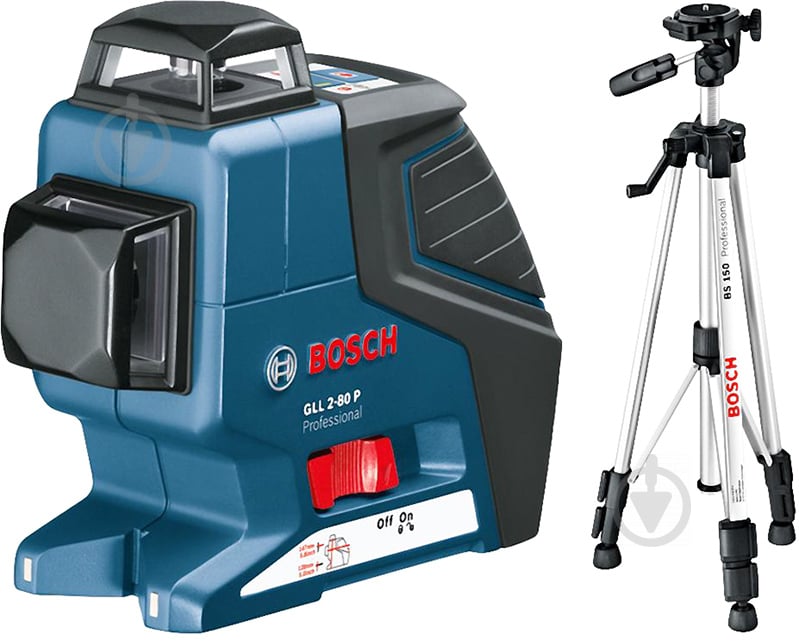 Нівелір лазерний Bosch Professional   GLL 2-80 P + BS150 0601063205 - фото 2