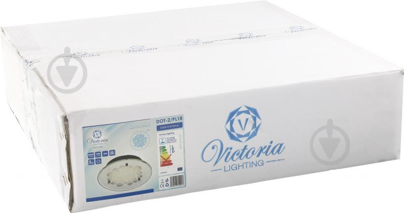 Светильник настенно-потолочный Victoria Lighting LED 18 Вт хром Dot-2/PL18 - фото 3