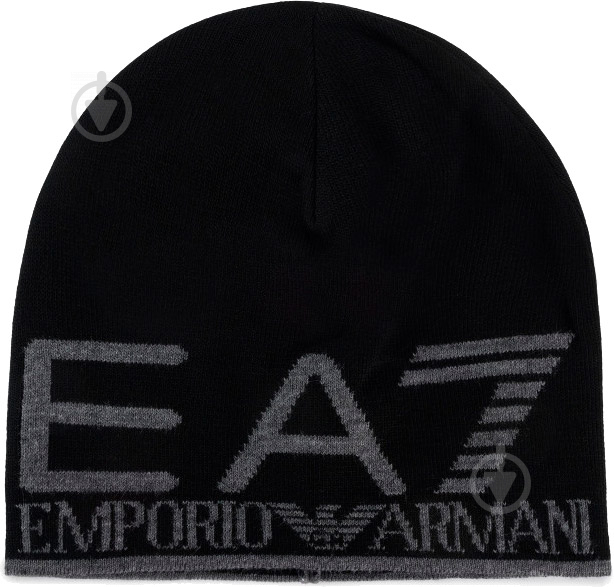 Шапка EA7 Knitted_Beanie_Hat 275893-9A301-61020 р.M чорний - фото 1