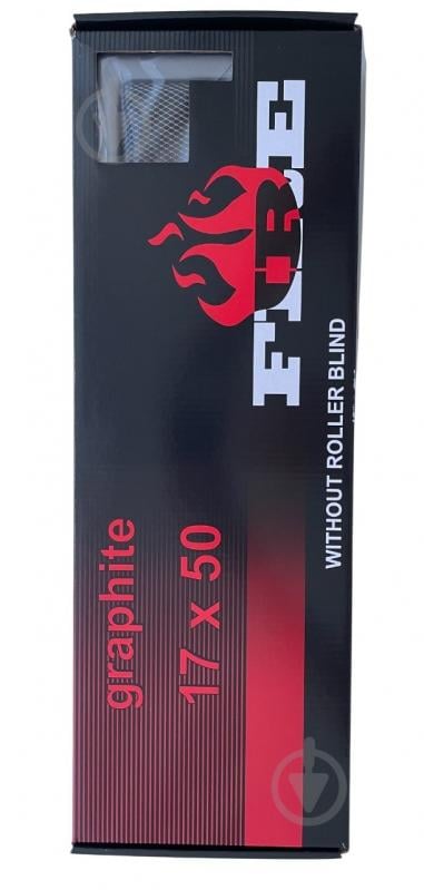 Решетка каминная 4FIRE 17x50 графит - фото 3