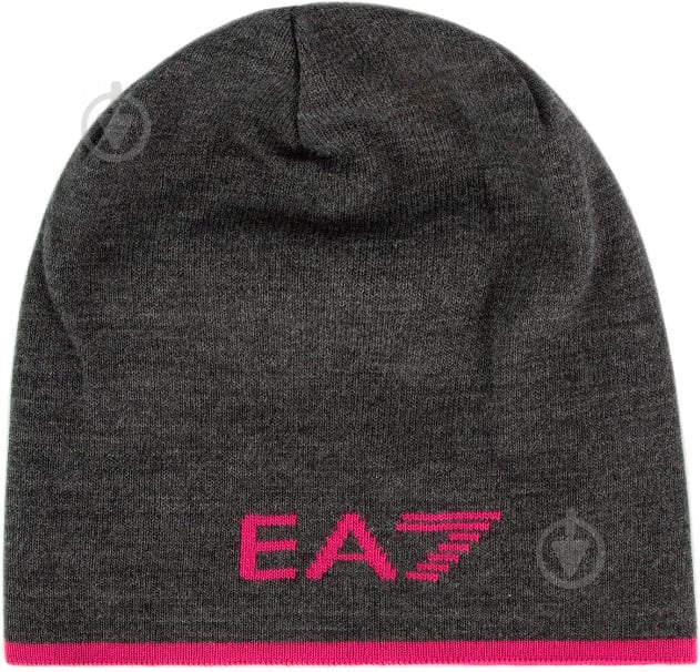 Шапка EA7 Knitted_Beanie_Hat 285599-9A310-00845 р.S сірий - фото 1