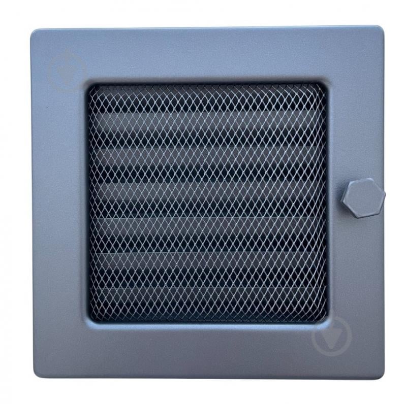 Решетка каминная 4FIRE 17x17 графит жалюзи - фото 1 Решетка каминная 4FIRE 17x17 графит жалюзи - фото 1