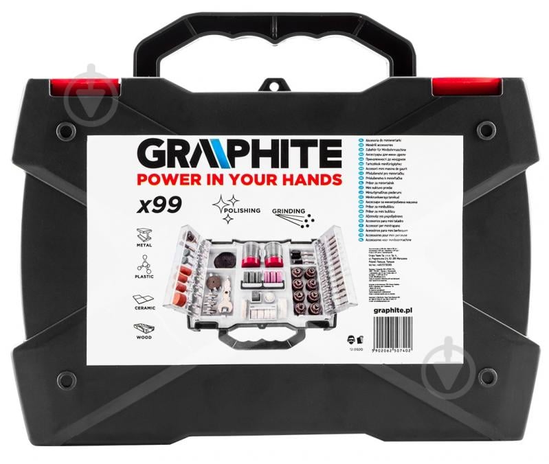 Набор расходных материалов для мини-дрели GRAPHITE 55H084 - фото 6
