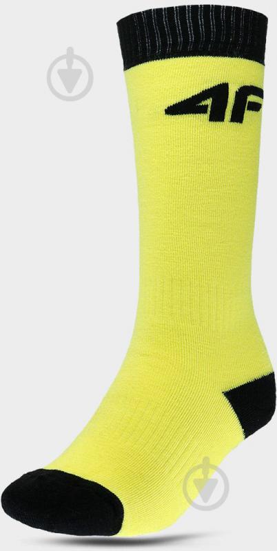 Носки 4F SOCKS FNK M120 (2PACK) 4FJWAW23UFSOM120-90N р.36-38 желтый 2 пари шт. - фото 2