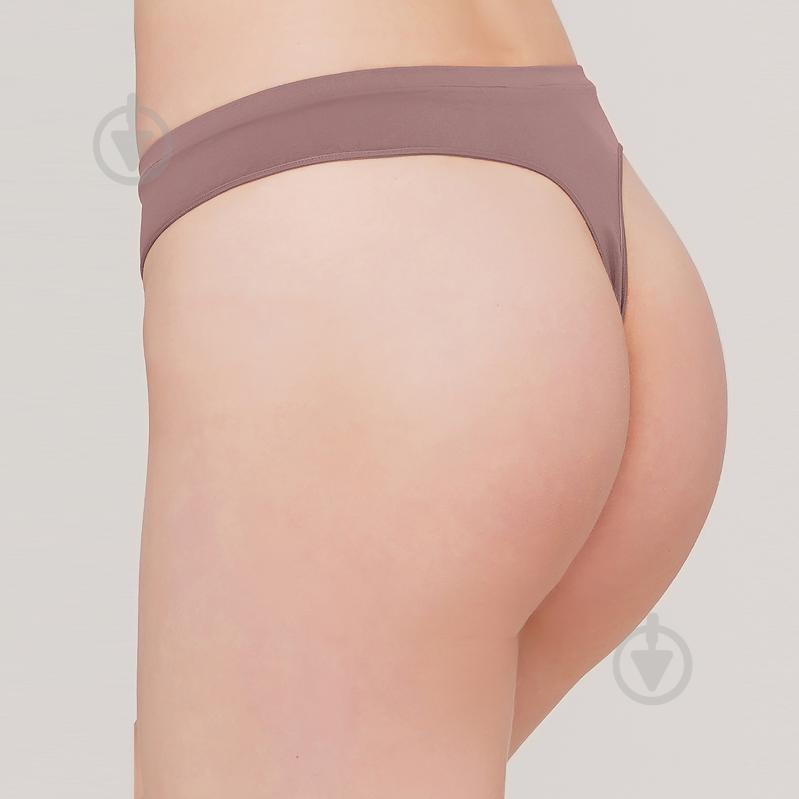 Труси жіночі Giulia String briefs color deep taupe L-XL коричневий - фото 2 Труси жіночі Giulia String briefs color deep taupe L-XL коричневий - фото 2