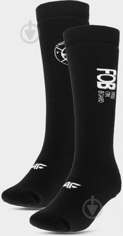 Носки 4F SOCKS FNK M111 4FWAW23UFSOM111-20S р.39-42 черный - фото 1