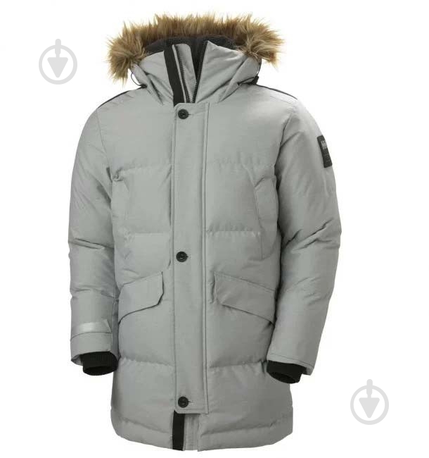 Куртка-парка мужская зимняя Helly Hansen BARENTS PARKA 53167_949 р.M серая - фото 4