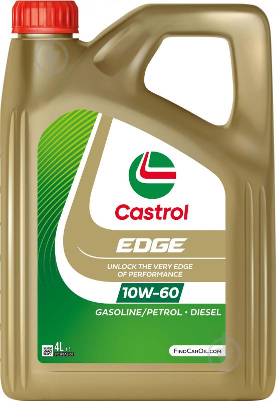 Моторне мастило Castrol Edge Titanium FST Supercar 10W-60 4 л (RB-EDGE106-4X4S) - фото 1