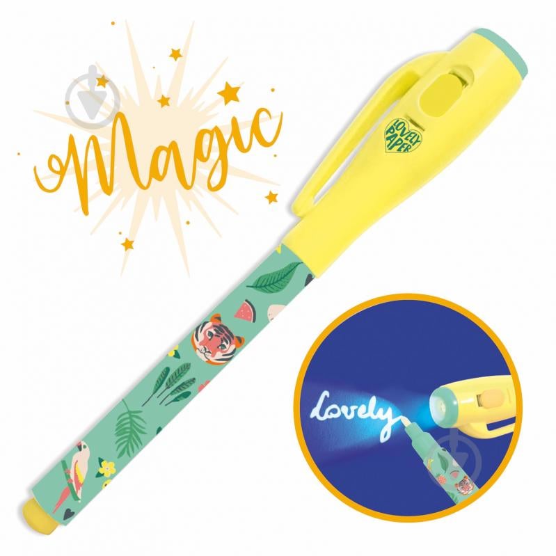 Чарівна ручка Djeco з невидимим чорнилом і ліхтариком Керолайн DD03766 - фото 2 Чарівна ручка Djeco з невидимим чорнилом і ліхтариком Керолайн DD03766 - фото 2