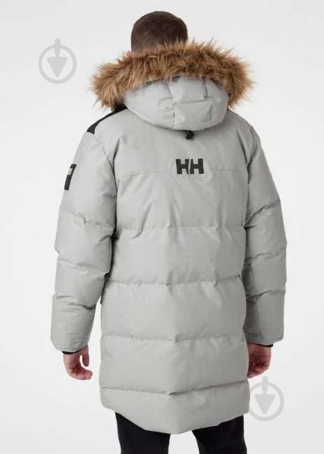 Куртка-парка мужская зимняя Helly Hansen BARENTS PARKA 53167_949 р.S серая - фото 3