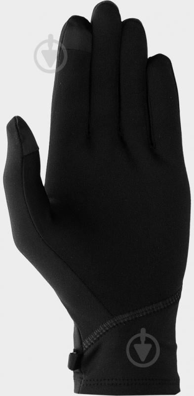 Рукавички 4F GLOVES CAS U044 4FAW23AGLOU044-20S р.L чорний - фото 2