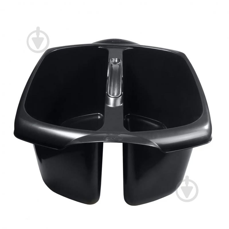 Ведро для швабры Supretto двухсекционное (7477) 9 л черный - фото 2 Ведро для швабры Supretto двухсекционное (7477) 9 л черный - фото 2