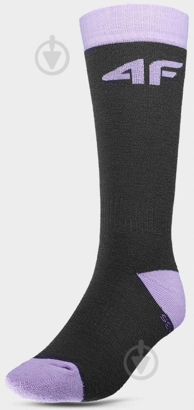 Шкарпетки 4F SOCKS FNK F116 (2PACK) 4FJWAW23UFSOF116-91S р.32-35 фіолетовий 2 пари шт. - фото 2