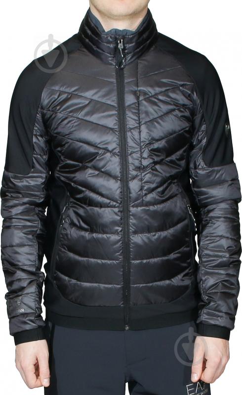 Куртка мужская EA7 WOVEN BOMBER JACKET 6GPB44-PNQ9Z-1200 р.XL черная - фото 1