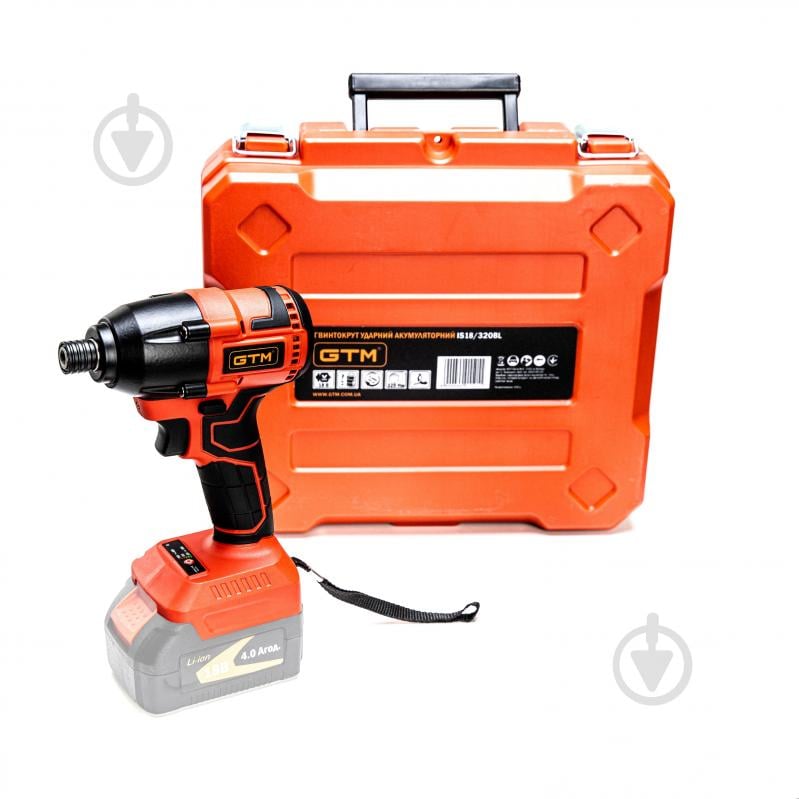 Гайковерт аккумуляторный GTM 320 Нм IS18/320BL_BARE TOOL - фото 4