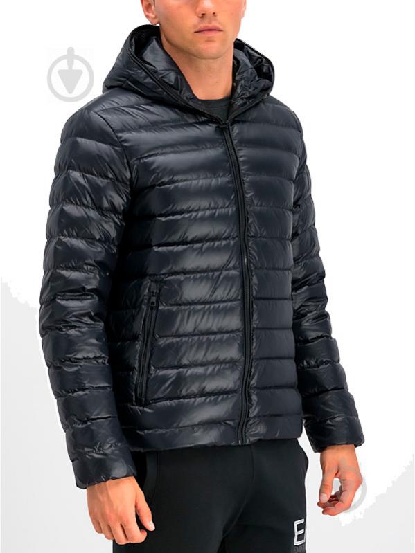 Пуховик чоловічий EA7 WOVEN DOWN JACKET 6GPB66-PNR4Z-1200 р.L чорний - фото 2