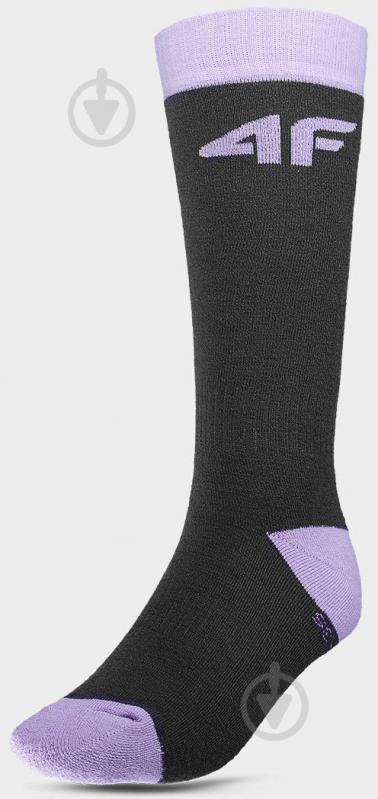 Носки 4F SOCKS FNK F116 (2PACK) 4FJWAW23UFSOF116-91S р.36-38 фиолетовый 2 пари шт. - фото 2