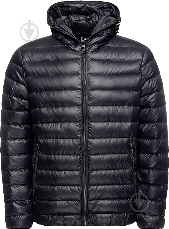 Пуховик мужской EA7 WOVEN DOWN JACKET 6GPB66-PNR4Z-1200 р.XL черный - фото 1