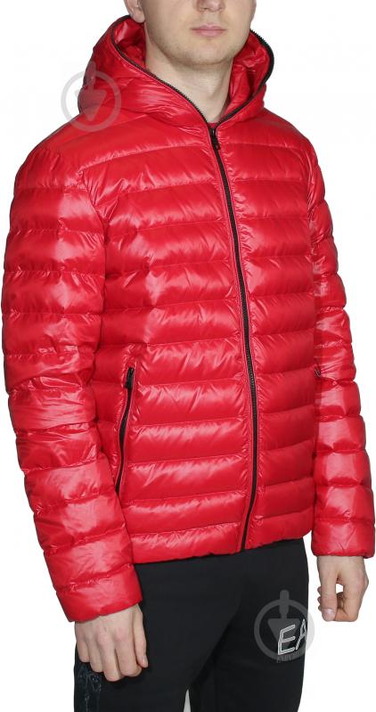 Пуховик чоловічий EA7 WOVEN DOWN JACKET 6GPB66-PNR4Z-1450 р.L червоний - фото 2