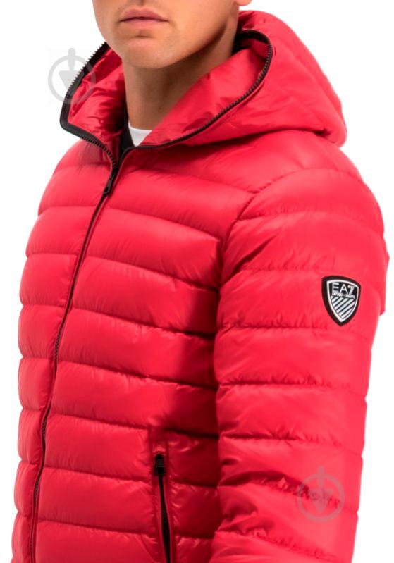 Пуховик мужской EA7 WOVEN DOWN JACKET 6GPB66-PNR4Z-1450 р.M красный - фото 5