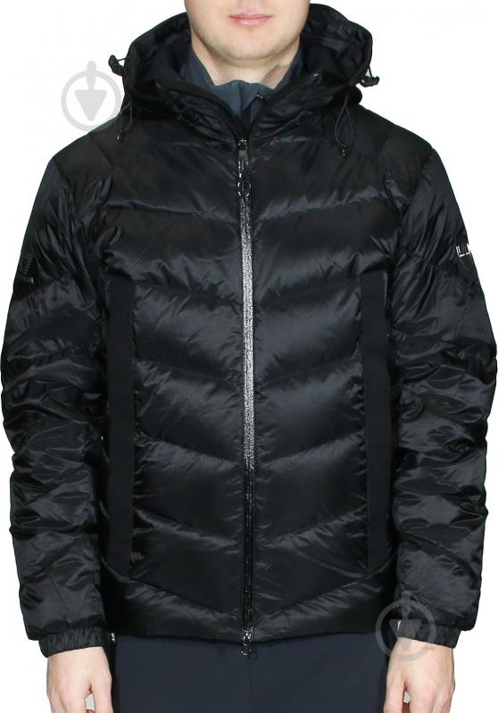 Пуховик чоловічий EA7 WOVEN DOWN JACKET 6GPG03-PNL7Z-1200 р.M чорний - фото 1