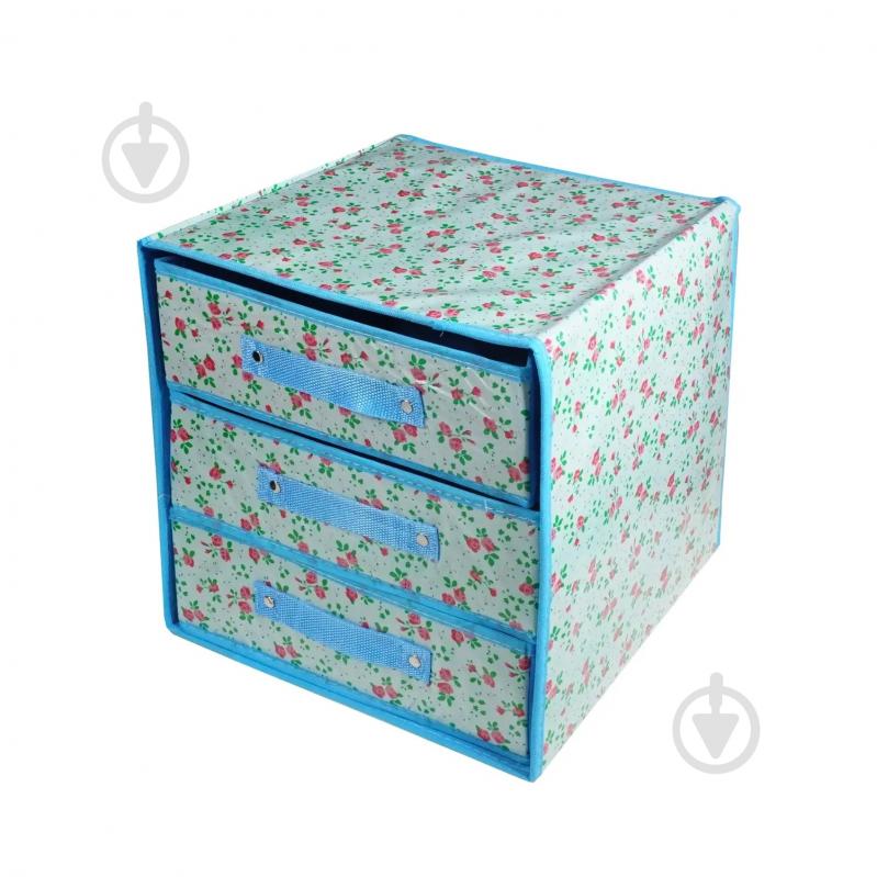 Органайзер текстильний Supretto для зберігання з 3 ящиками (6008) 315x310x310 мм - фото 1 Органайзер текстильний Supretto для зберігання з 3 ящиками (6008) 315x310x310 мм - фото 1