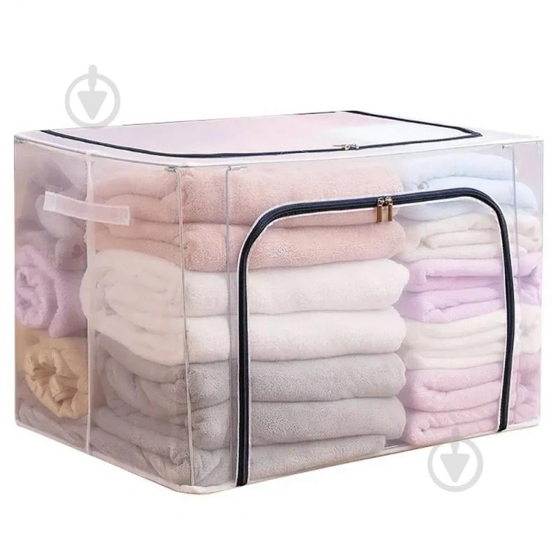 Органайзер текстильний Supretto з нейлонової сітки для зберігання одягу, білизни, іграшок 80 л (8189) 400x400x500 мм - фото 1 Органайзер текстильний Supretto з нейлонової сітки для зберігання одягу, білизни, іграшок 80 л (8189) 400x400x500 мм - фото 1