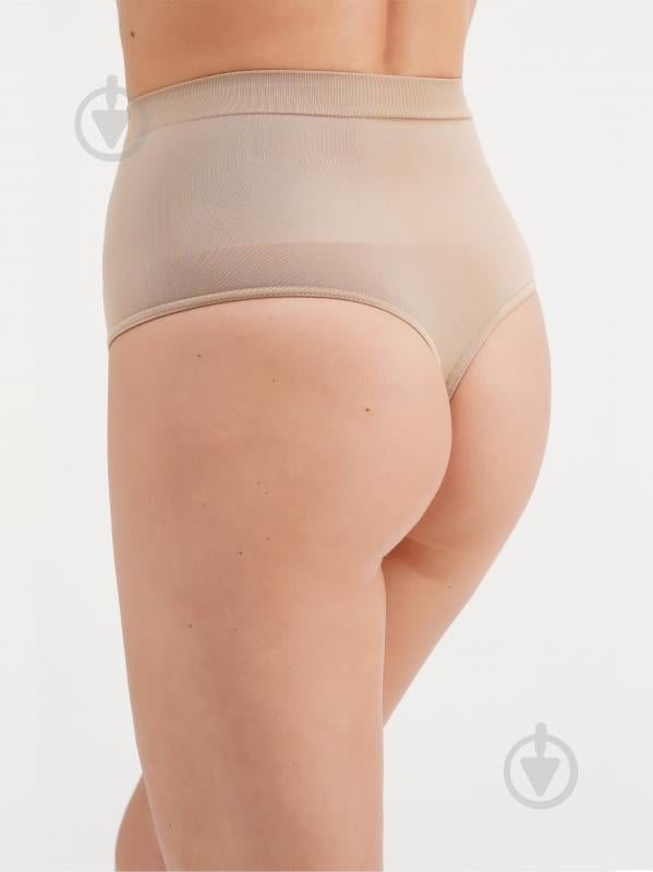 Труси жіночі Giulia String high waist modelling L-XL бежевий - фото 1 Труси жіночі Giulia String high waist modelling L-XL бежевий - фото 1