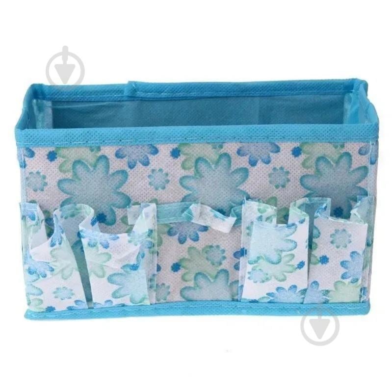 Органайзер складаний Supretto блакитний (58350001) 100x100x180 мм - фото 1 Органайзер складаний Supretto блакитний (58350001) 100x100x180 мм - фото 1