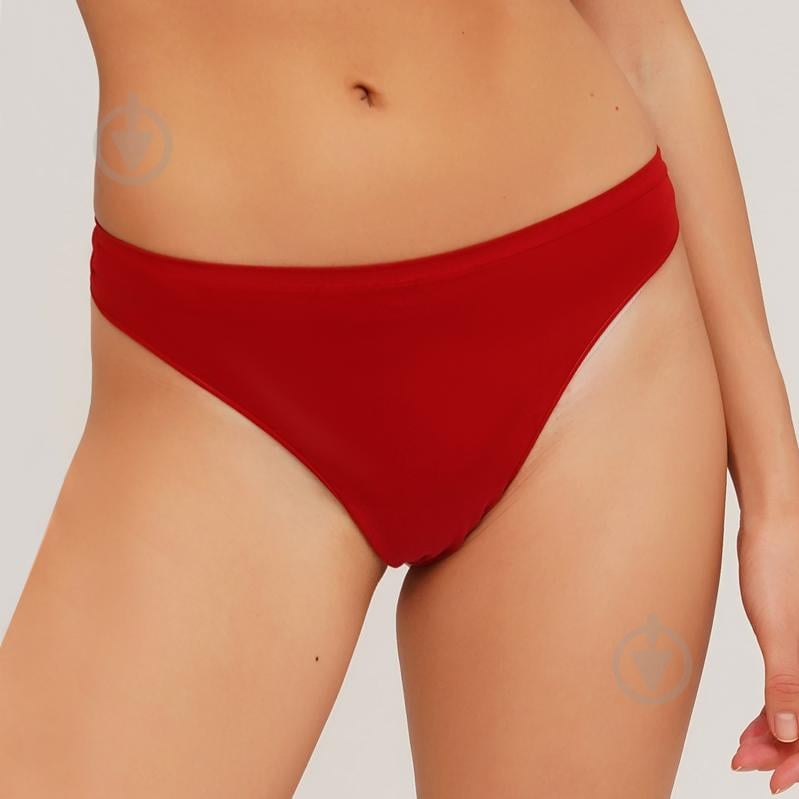 Труси жіночі Giulia String briefs color winery L-XL червоний - фото 1
