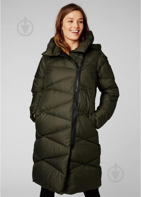 Пальто жіноче зимове Helly Hansen W TUNDRA DOWN COAT 53301-482 р.L зелене - фото 2