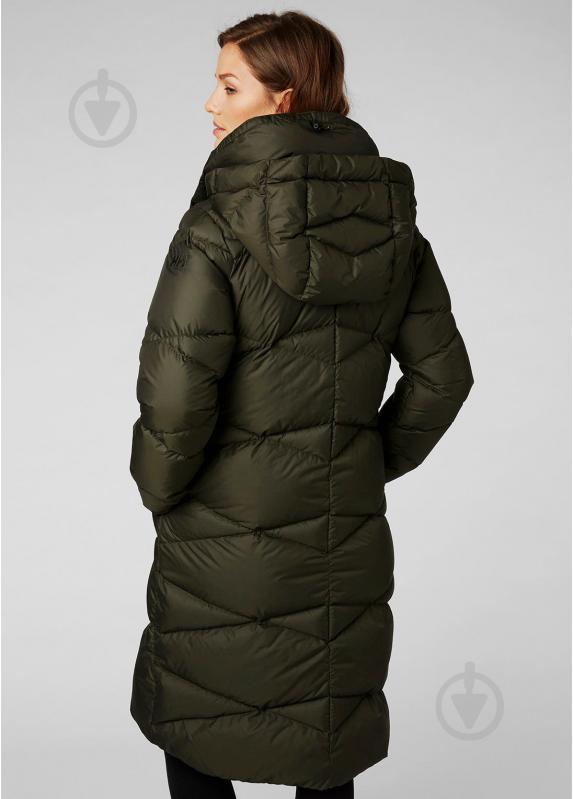 Пальто жіноче зимове Helly Hansen W TUNDRA DOWN COAT 53301-482 р.L зелене - фото 3