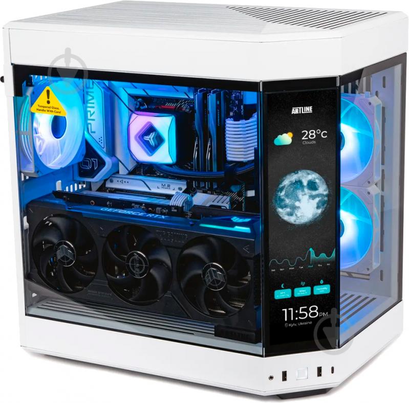 Компьютер Artline Gaming Y60WHITE (Y60Whitev05) Windows 11 Home white - фото 2