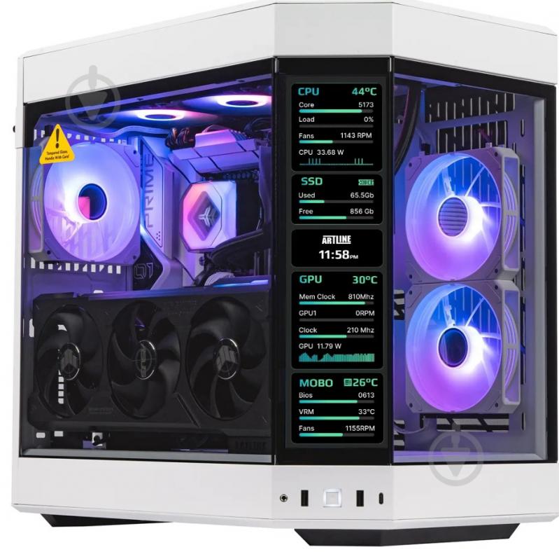 Компьютер Artline Gaming Y60WHITE (Y60Whitev06) white - фото 7