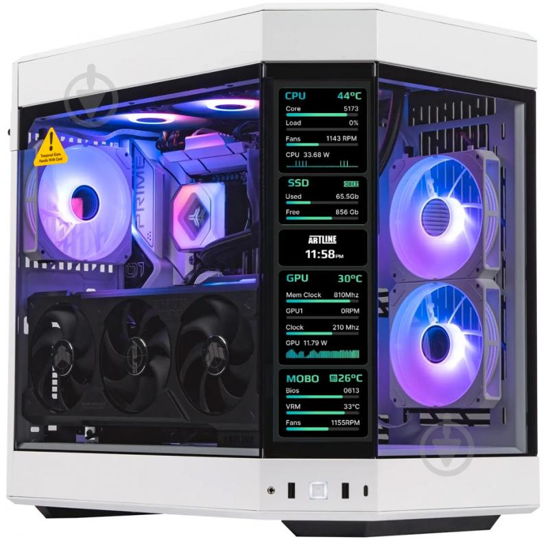 Комп'ютер Artline Gaming Y60WHITE Windows 11 Home (Y60Whitev09) white - фото 3