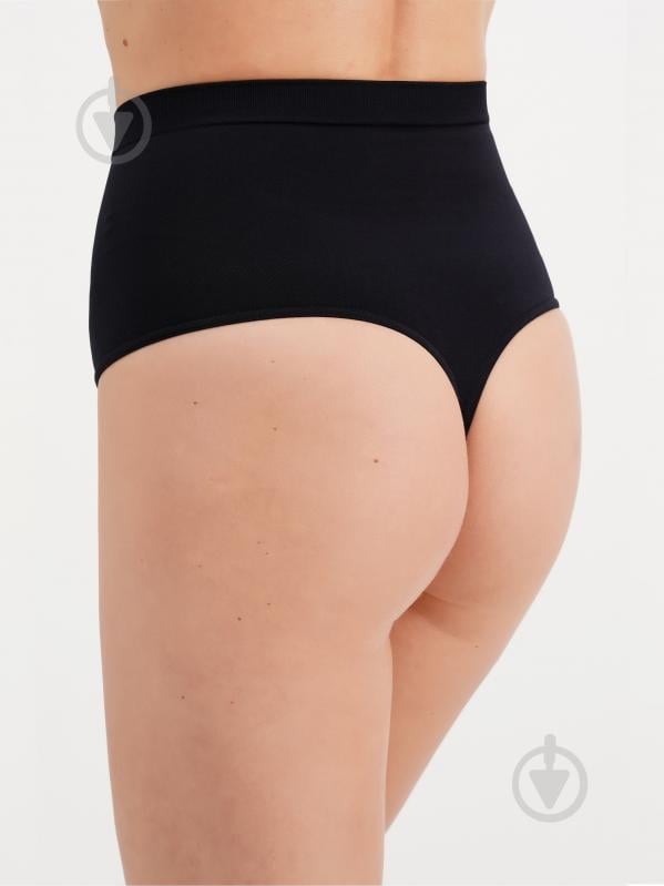 Труси жіночі Giulia String high waist modelling L-XL чорний - фото 2 Труси жіночі Giulia String high waist modelling L-XL чорний - фото 2