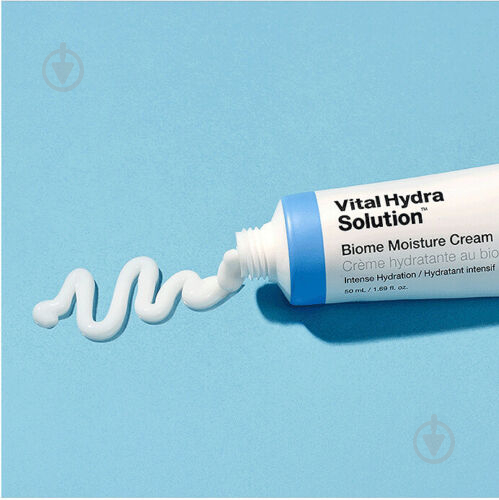 Крем для лица день-ночь Dr.Jart+ Vital Hydra Solution Biome Moisture Cream увлажняющий крем для лица с пробиотиками 50 мл - фото 3