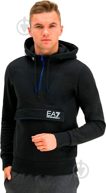 Джемпер EA7 JERSEY_SWEATSHIRT 6GPM22-PJ07Z-1200 р. M черный - фото 5