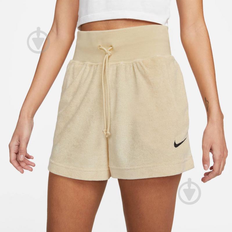 Шорты Nike W NSW TRRY SHORT MS FJ4899-294 р. XL бежевый - фото 4