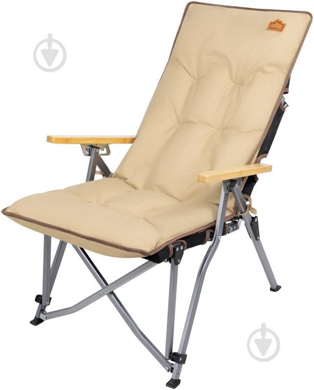 Крісло розкладне KingCamp Mangrove Khaki (2248.58.40) - фото 1 Крісло розкладне KingCamp Mangrove Khaki (2248.58.40) - фото 1